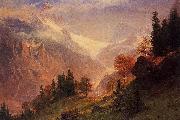 Albert Bierstadt View of the Grindelwald painting